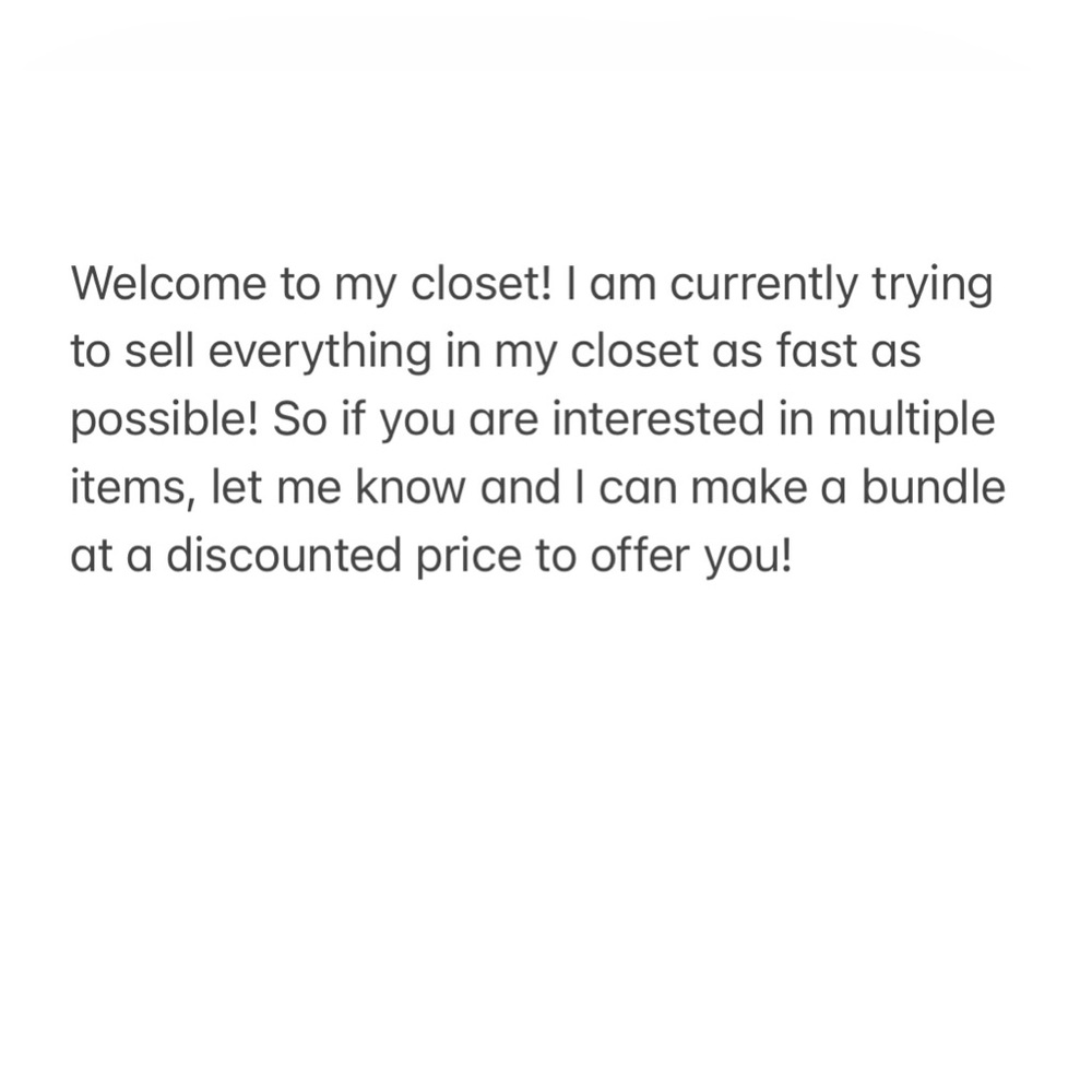 Everything must go!